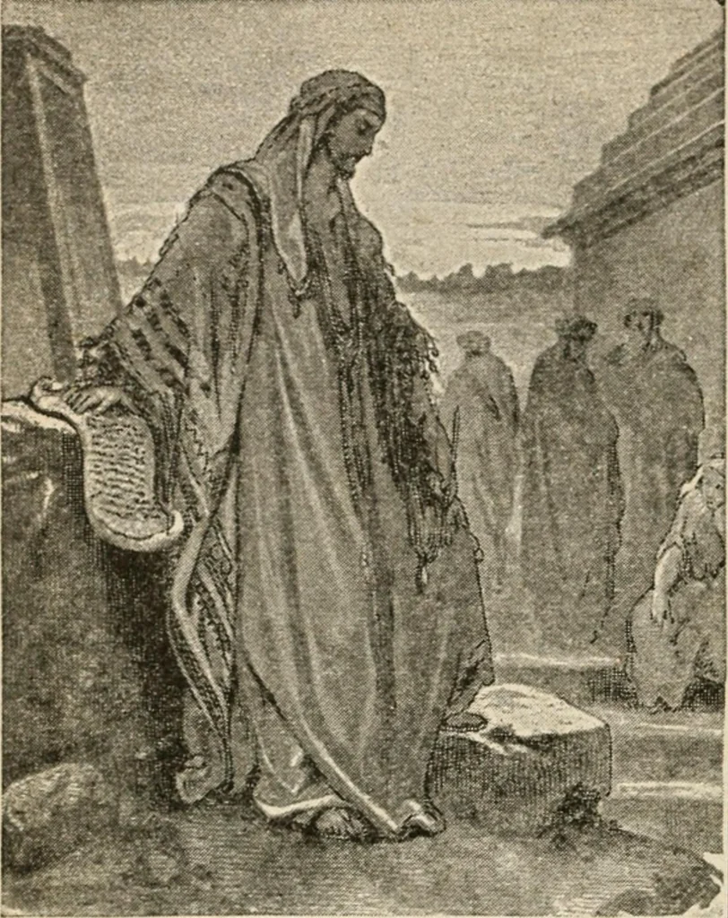 An illustration from The return of Jesus ; an earnest review of the scriptural evidences which establish the great Christian doctrine of the second coming of Christ, together with a close study of the prophecies relating to this glorious event and the fulfillment of these prophecies in the present generation, 1917, leaf 19
