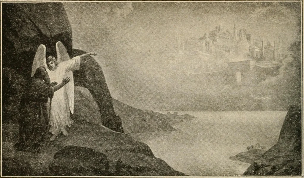 An illustration from The return of Jesus ; an earnest review of the scriptural evidences which establish the great Christian doctrine of the second coming of Christ, together with a close study of the prophecies relating to this glorious event and the fulfillment of these prophecies in the present generation, 1917, leaf 23