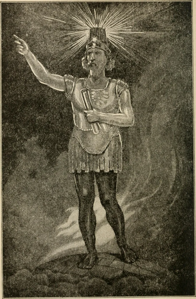 An illustration from The return of Jesus ; an earnest review of the scriptural evidences which establish the great Christian doctrine of the second coming of Christ, together with a close study of the prophecies relating to this glorious event and the fulfillment of these prophecies in the present generation, 1917, leaf 27
