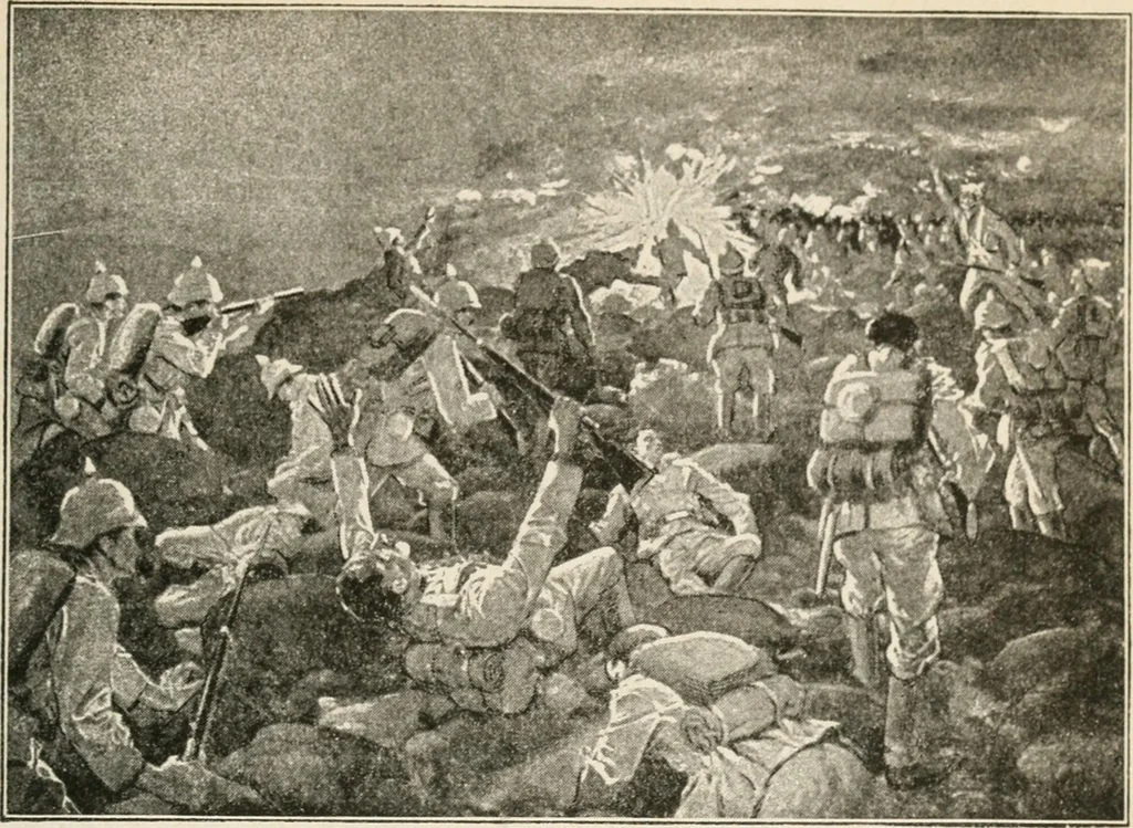 An illustration from The return of Jesus ; an earnest review of the scriptural evidences which establish the great Christian doctrine of the second coming of Christ, together with a close study of the prophecies relating to this glorious event and the fulfillment of these prophecies in the present generation, 1917, leaf 78