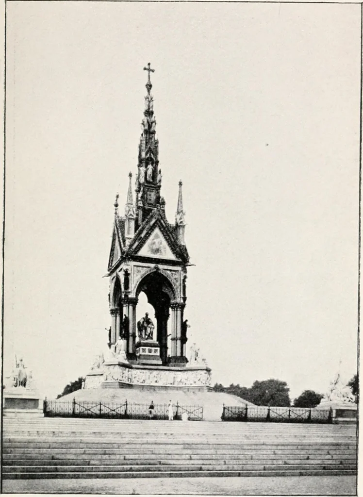 An illustration from Return of outdoor memorials in London, other than statues on the exterior of buildings, memorials in the nature of tombstones, memorial buildings and memorial trees, 1910, leaf 12