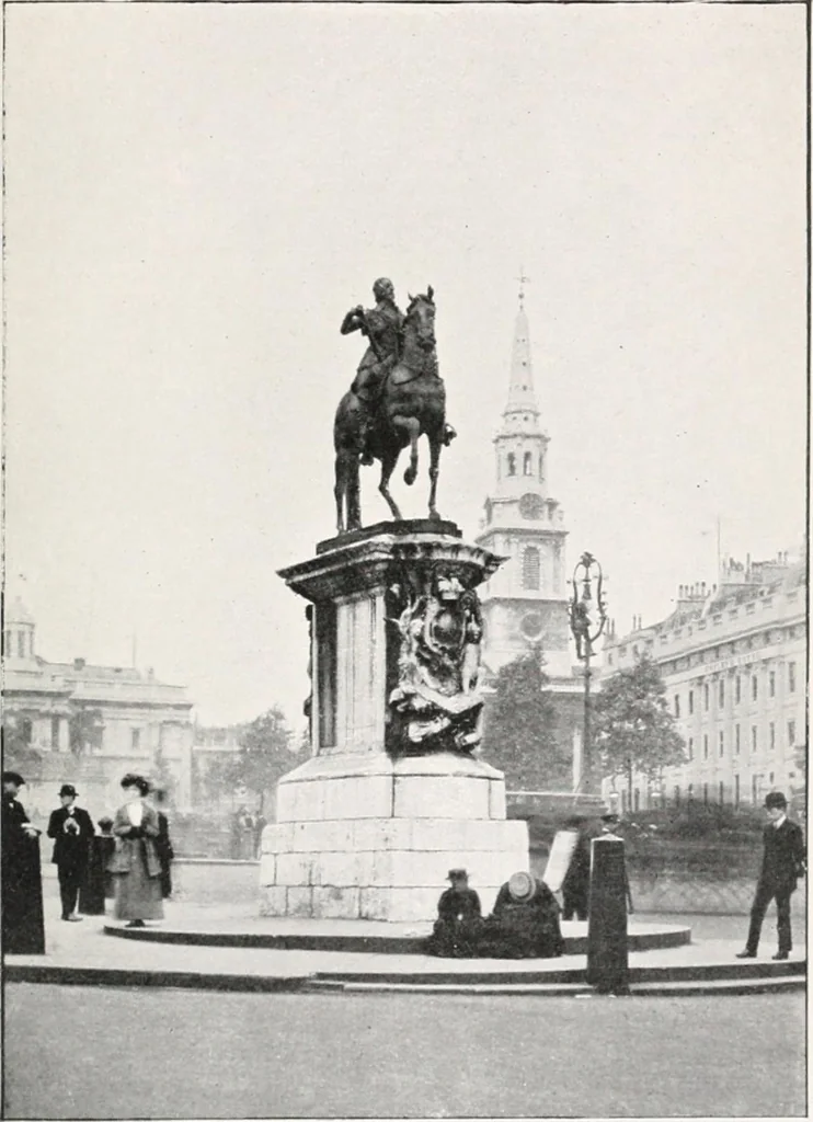 An illustration from Return of outdoor memorials in London, other than statues on the exterior of buildings, memorials in the nature of tombstones, memorial buildings and memorial trees, 1910, leaf 26