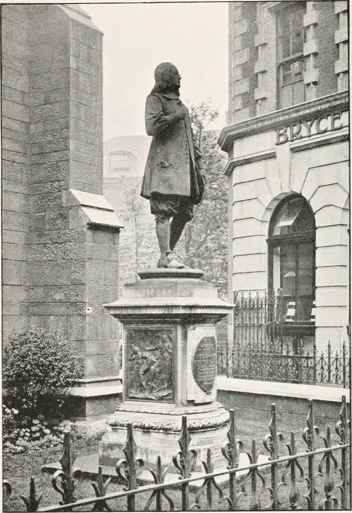 An illustration from Return of outdoor memorials in London, other than statues on the exterior of buildings, memorials in the nature of tombstones, memorial buildings and memorial trees, 1910, leaf 57