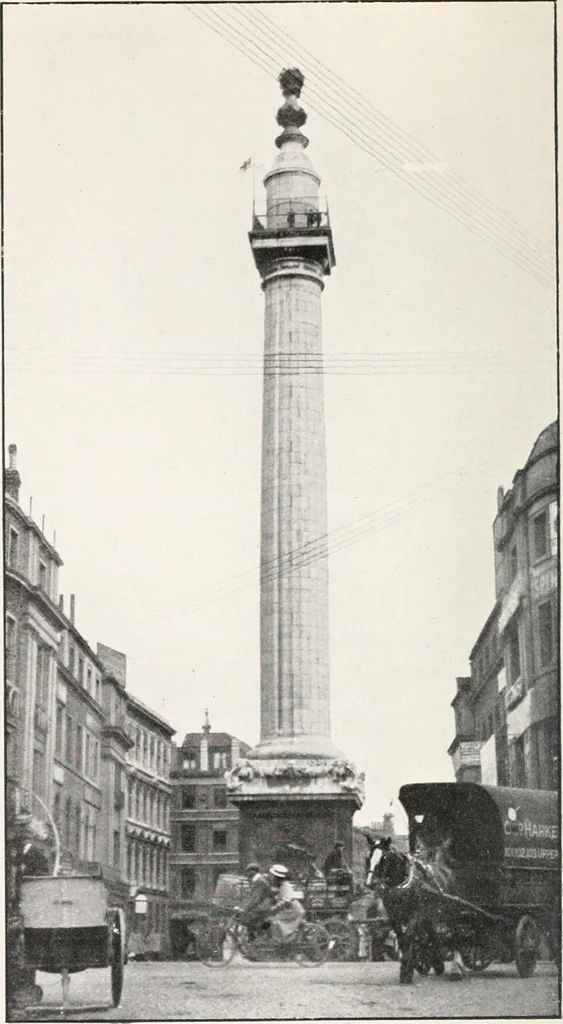An illustration from Return of outdoor memorials in London, other than statues on the exterior of buildings, memorials in the nature of tombstones, memorial buildings and memorial trees, 1910, leaf 59