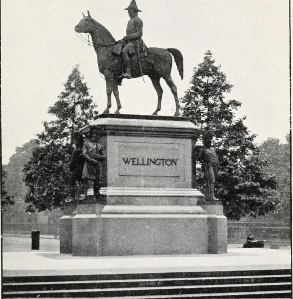 An illustration from Return of outdoor memorials in London, other than statues on the exterior of buildings, memorials in the nature of tombstones, memorial buildings and memorial trees, 1910, leaf 78