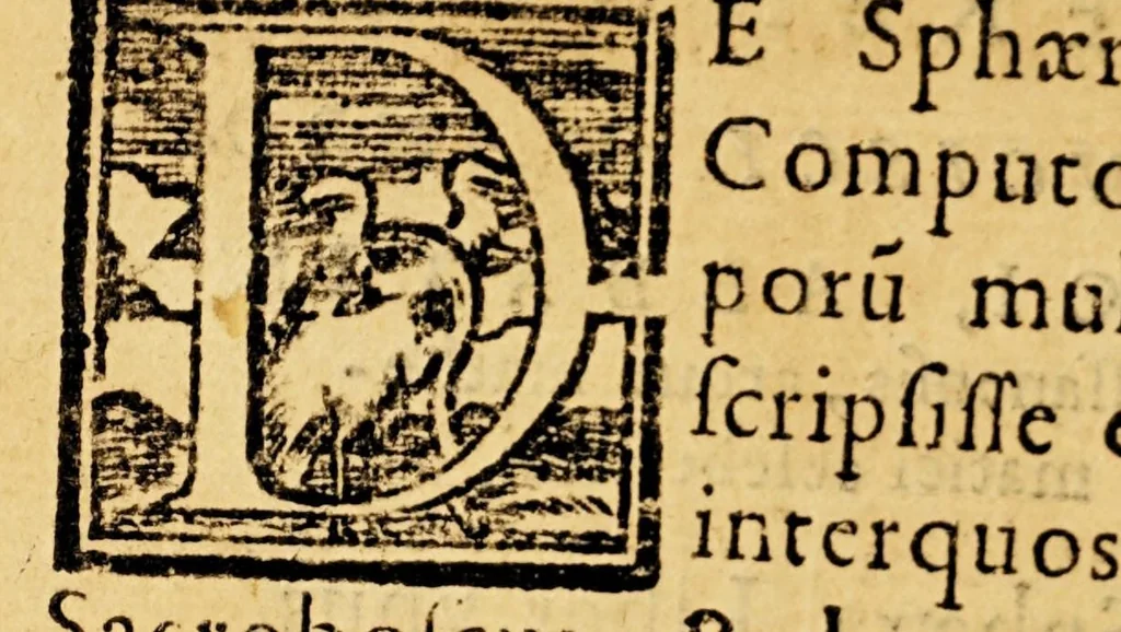 An illustration from Reuerendi Do. Francisci Maurolyci abbatis messanensis, atque mathematici celeberrimi. De sphaera. : Liber vnus, 1578, leaf 6