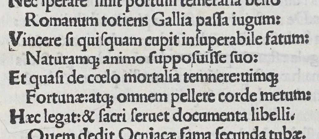 An illustration from Reuerendi fratris Baptistae Mantuani Carmelitae De patientia aurei libri tres, leaf 236