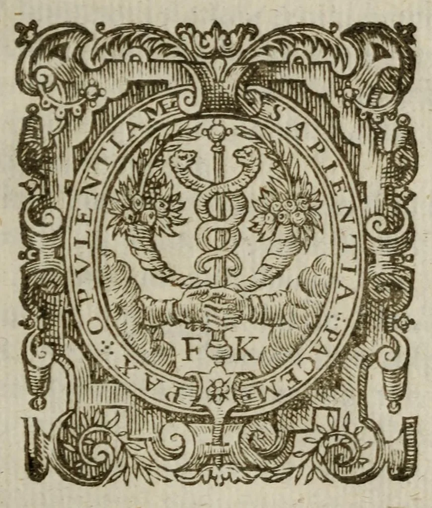 An illustration from Reverendi in Christo Patris, Lanceloti, Episcopi VVintoniensis, Opuscula quaedam posthuma, 1629, leaf 135