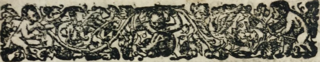 An illustration from Reverendissimi patris Fr. Francisci de Macedo ... Carmina selecta, 1683, leaf 20