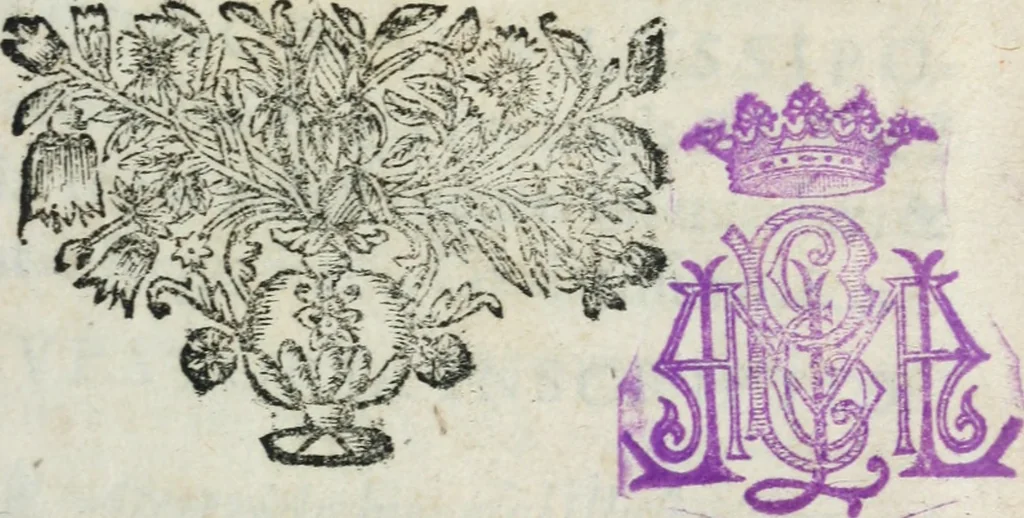 An illustration from Reverendissimi patris Fr. Francisci de Macedo ... Carmina selecta, 1683, leaf 4