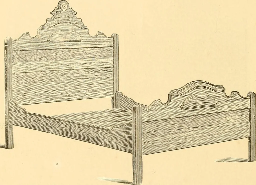 An illustration from Revised catalogue of bedsteads and tables., 1883, leaf 15