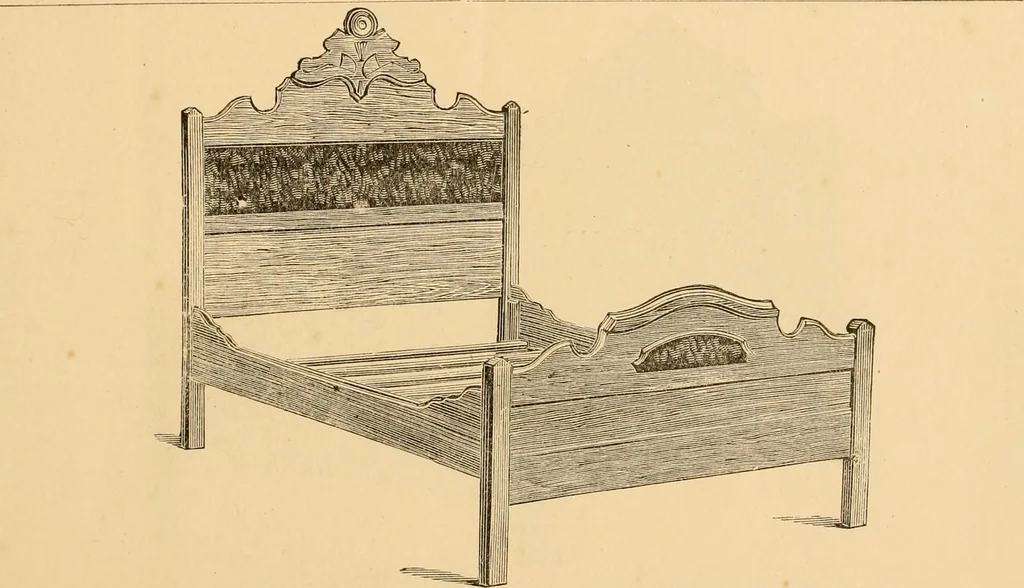 An illustration from Revised catalogue of bedsteads and tables., 1883, leaf 16