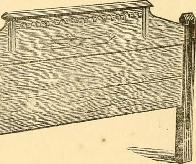 An illustration from Revised catalogue of bedsteads and tables., 1883, leaf 23