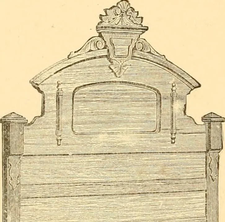 An illustration from Revised catalogue of bedsteads and tables., 1883, leaf 27