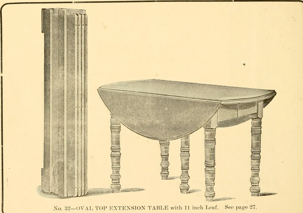 An illustration from Revised catalogue of bedsteads and tables., 1883, leaf 29