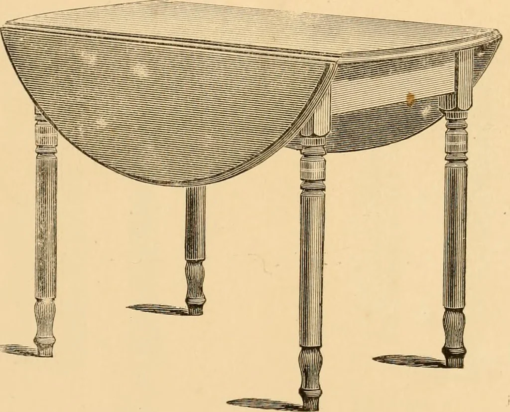An illustration from Revised catalogue of bedsteads and tables., 1883, leaf 32