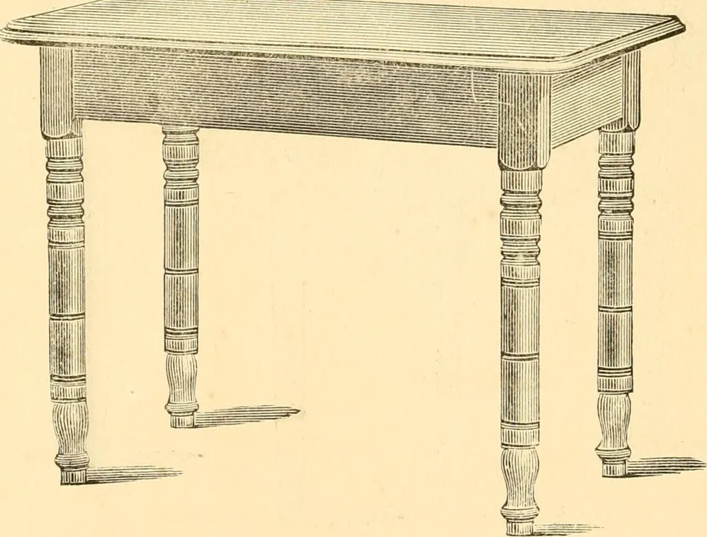 An illustration from Revised catalogue of bedsteads and tables., 1883, leaf 33