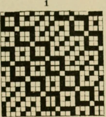 An illustration from Revised edition of Textile design book. A practical composition for the construction of new designs, 1898, leaf 100