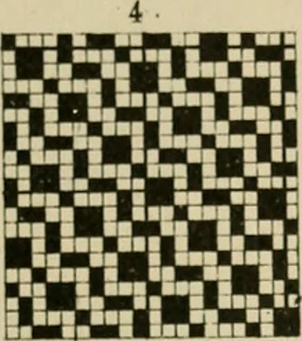 An illustration from Revised edition of Textile design book. A practical composition for the construction of new designs, 1898, leaf 100