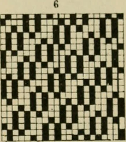 An illustration from Revised edition of Textile design book. A practical composition for the construction of new designs, 1898, leaf 100