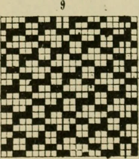 An illustration from Revised edition of Textile design book. A practical composition for the construction of new designs, 1898, leaf 104