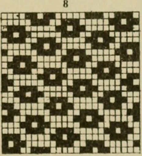 An illustration from Revised edition of Textile design book. A practical composition for the construction of new designs, 1898, leaf 106