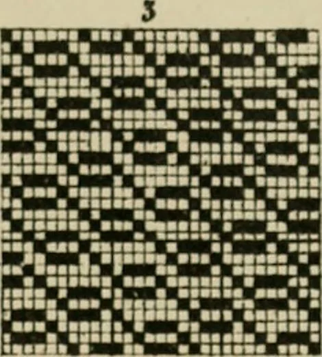 An illustration from Revised edition of Textile design book. A practical composition for the construction of new designs, 1898, leaf 120