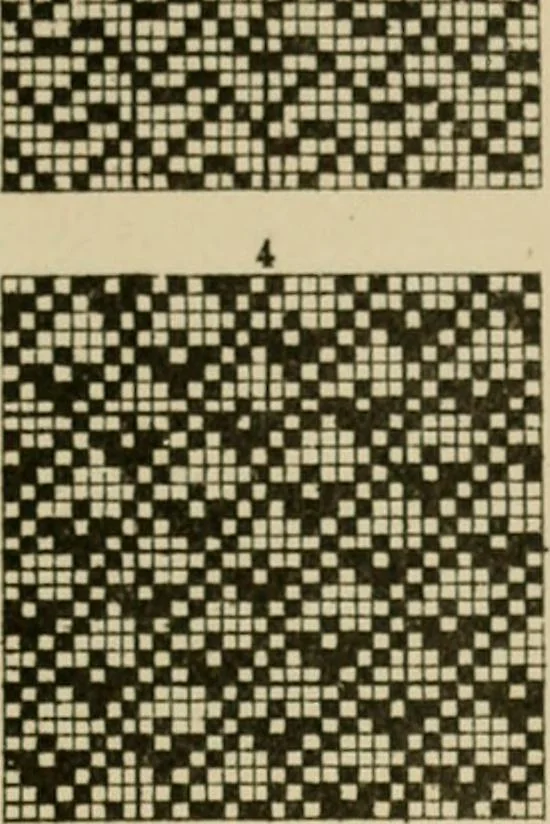 An illustration from Revised edition of Textile design book. A practical composition for the construction of new designs, 1898, leaf 128