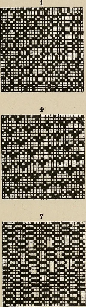 An illustration from Revised edition of Textile design book. A practical composition for the construction of new designs, 1898, leaf 130