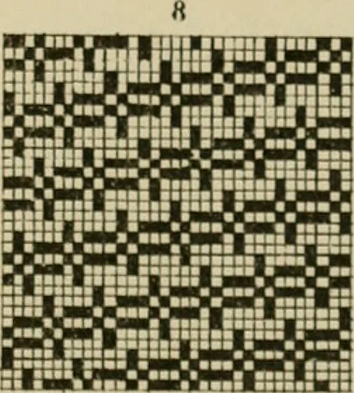 An illustration from Revised edition of Textile design book. A practical composition for the construction of new designs, 1898, leaf 132