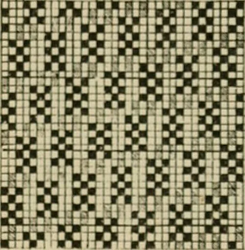 An illustration from Revised edition of Textile design book. A practical composition for the construction of new designs, 1898, leaf 132