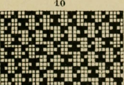 An illustration from Revised edition of Textile design book. A practical composition for the construction of new designs, 1898, leaf 134