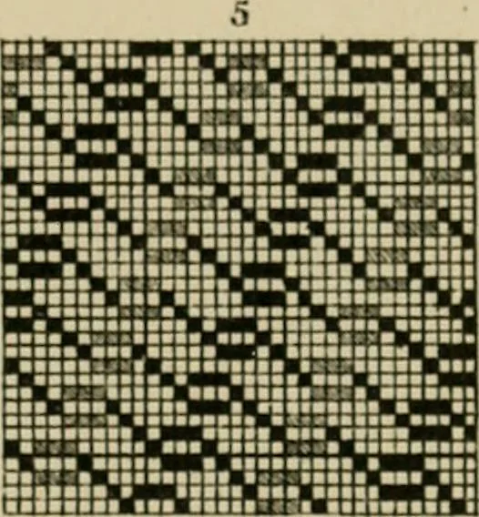 An illustration from Revised edition of Textile design book. A practical composition for the construction of new designs, 1898, leaf 134