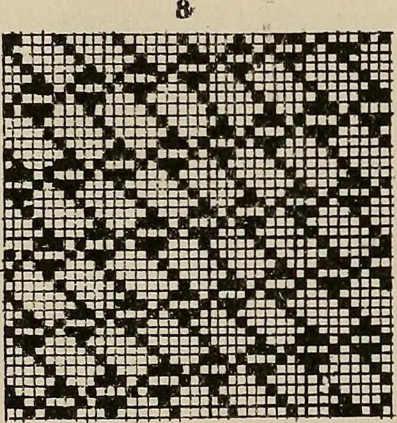 An illustration from Revised edition of Textile design book. A practical composition for the construction of new designs, 1898, leaf 142