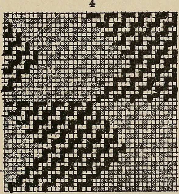 An illustration from Revised edition of Textile design book. A practical composition for the construction of new designs, 1898, leaf 148