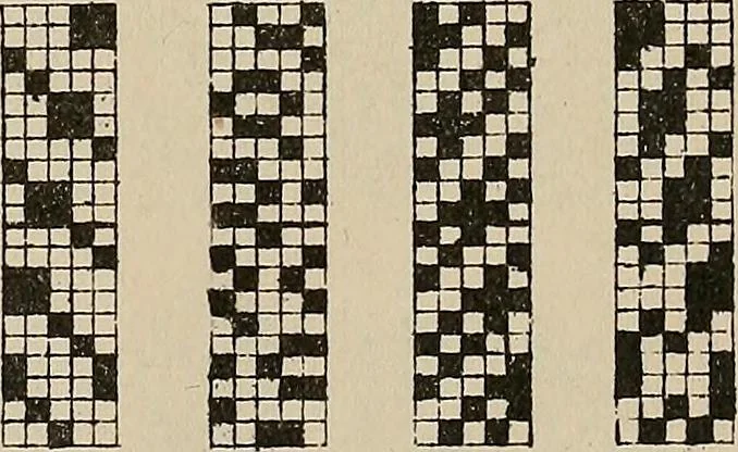 An illustration from Revised edition of Textile design book. A practical composition for the construction of new designs, 1898, leaf 26