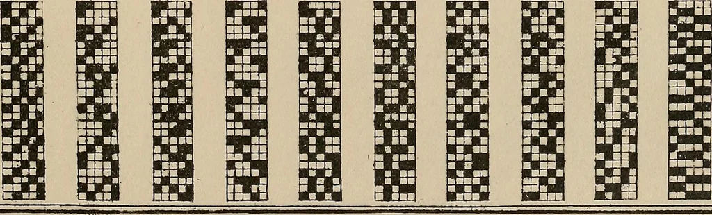 An illustration from Revised edition of Textile design book. A practical composition for the construction of new designs, 1898, leaf 26