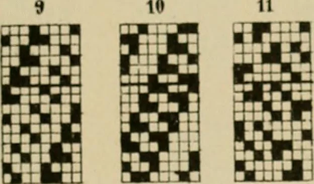 An illustration from Revised edition of Textile design book. A practical composition for the construction of new designs, 1898, leaf 34