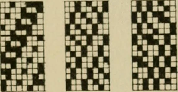 An illustration from Revised edition of Textile design book. A practical composition for the construction of new designs, 1898, leaf 34