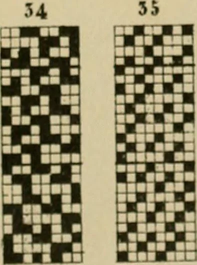 An illustration from Revised edition of Textile design book. A practical composition for the construction of new designs, 1898, leaf 34