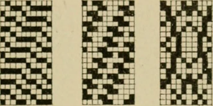An illustration from Revised edition of Textile design book. A practical composition for the construction of new designs, 1898, leaf 40