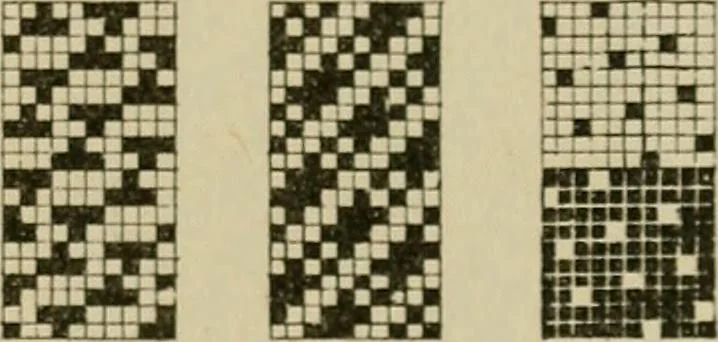 An illustration from Revised edition of Textile design book. A practical composition for the construction of new designs, 1898, leaf 40