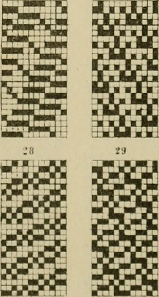 An illustration from Revised edition of Textile design book. A practical composition for the construction of new designs, 1898, leaf 58