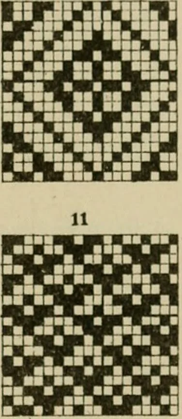 An illustration from Revised edition of Textile design book. A practical composition for the construction of new designs, 1898, leaf 80