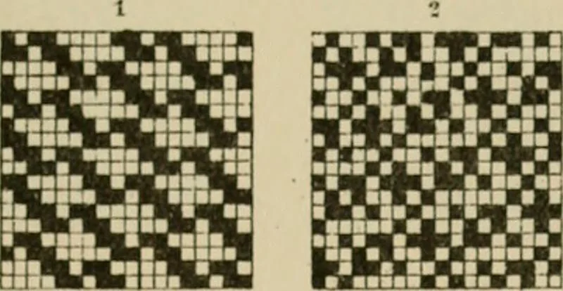 An illustration from Revised edition of Textile design book. A practical composition for the construction of new designs, 1898, leaf 82