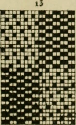An illustration from Revised edition of Textile design book. A practical composition for the construction of new designs, 1898, leaf 92