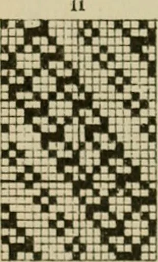 An illustration from Revised edition of Textile design book. A practical composition for the construction of new designs, 1898, leaf 92