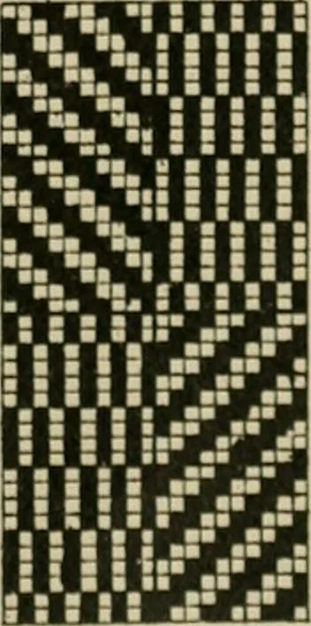 An illustration from Revised edition of Textile design book. A practical composition for the construction of new designs, 1898, leaf 96