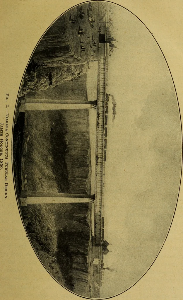 An illustration from Revision of the Niagara Railway Arch Bridge, 1920, leaf 12