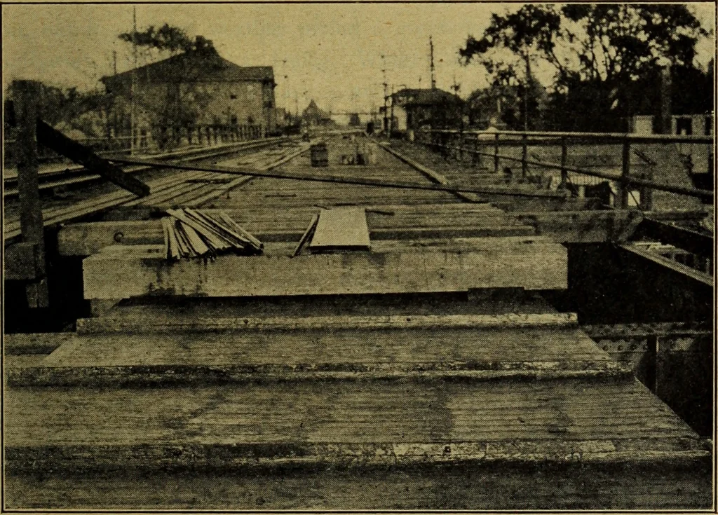 An illustration from Revision of the Niagara Railway Arch Bridge, 1920, leaf 68
